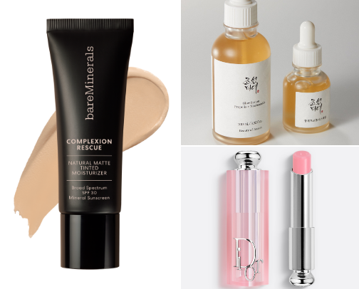 My favorite beauty recs cover photo collage