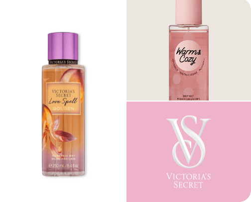 Victoria's Secret goodies cover photo collage