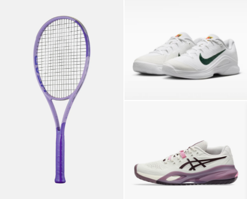 Tennis Stuff Recommendations🎾 cover photo collage