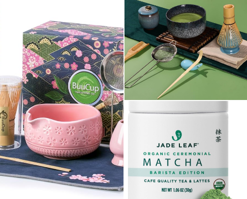 Matcha Mornings cover photo collage