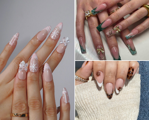 Winter Nail Ideas for Women: Cozy, Modest & Faithfully Styled cover photo collage