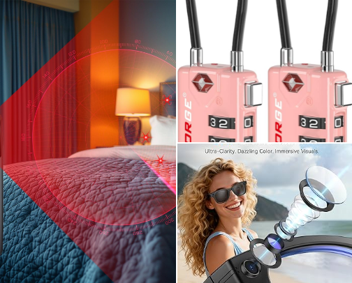 Smart Safety Gadgets Every Woman Traveler Needs cover photo collage