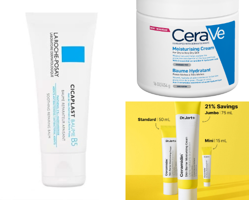 Moisturizers & Barrier Creams cover photo collage