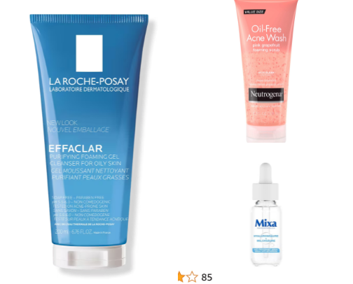 my favorite skincare products that actually help! cover photo collage