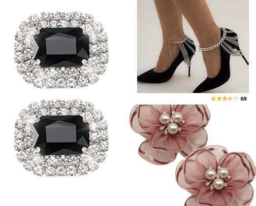 Jewelry for your shoes? 😅 cover photo collage