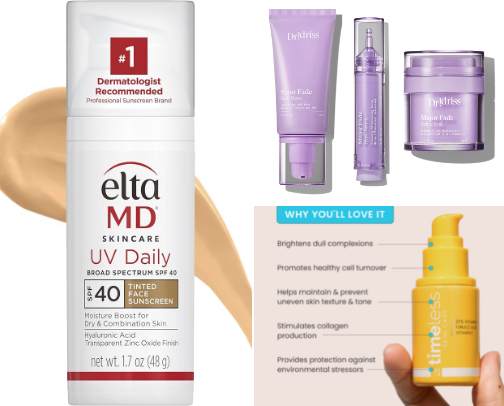 Skincare for melasma/hyper-pigmentation sensitive skin - sworn by a derm cover photo collage