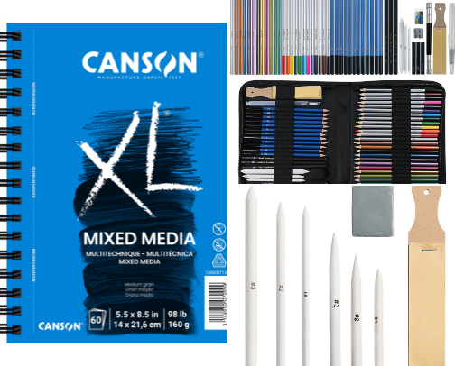 Art Supplies cover photo collage