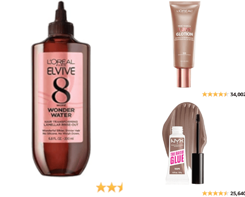 Beauty product must haves cover photo collage