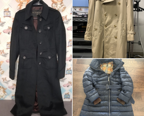 Secondhand Burberry Coats cover photo collage