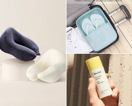 What's in my travel bag? cover photo collage
