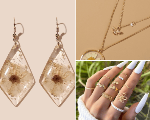 cute jewelry 🌸 cover photo collage