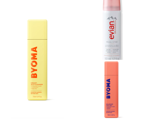 AM Skincare Routine cover photo collage