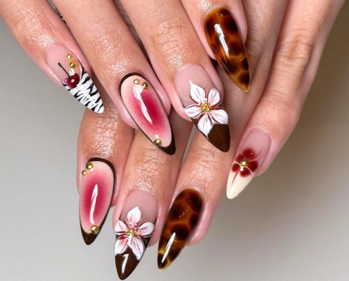Fav Acrylic Press On Nails cover photo collage