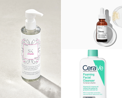 Skincare for problematic skin 🧴 cover photo collage