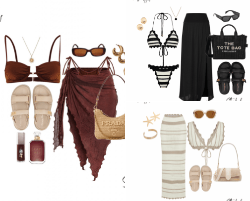 Holiday outfits cover photo collage