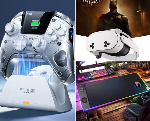 Gaming stuff cover photo collage