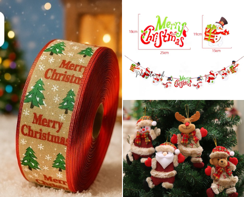Christmas is coming ! Let’s decor our home 🎄🎁 cover photo collage