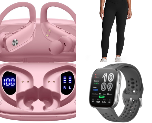 Sweat, but make it cute 🥰 (and functional) Fitness essentials I love cover photo collage