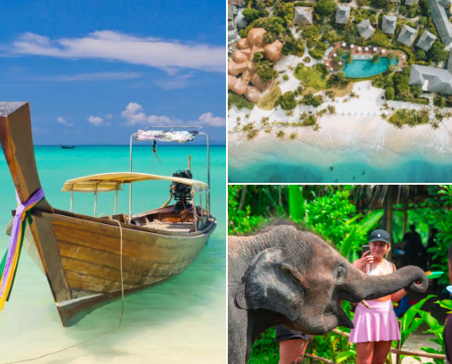 Explore Thailand — Top Destinations, Hotels & Things to Try cover photo collage