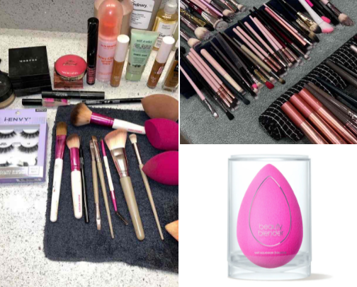 ✨ Must-Have Makeup Tools Every Girl Needs! ✨ cover photo collage