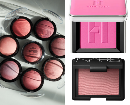 Powder blushes cover photo collage