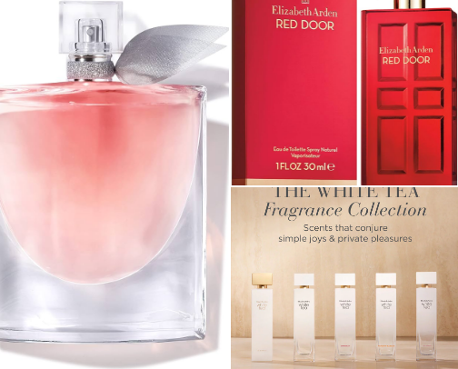 My favorite perfume collection cover photo collage