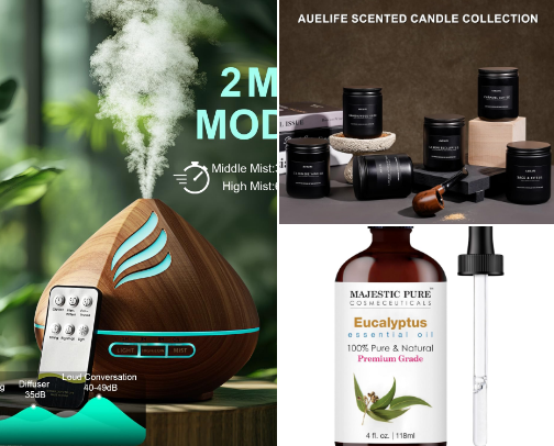 ♡ Aromatherapy to Relax the Mind cover photo collage