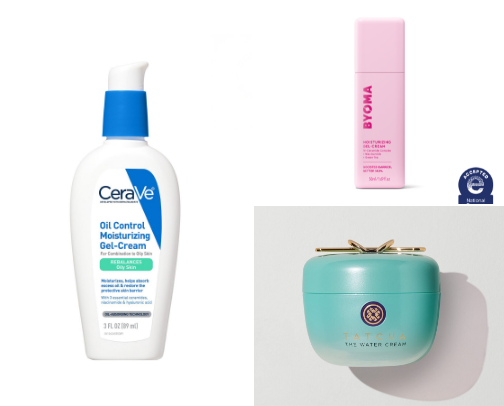 best skin prep/makeup for oily skin 🫧 cover photo collage