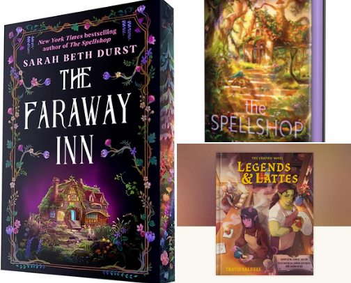 Free PDF - The Faraway Inn Cozy Fantasy Companion Reads and Gifts cover photo collage