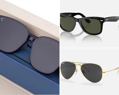 New classic shades & sunglasses cover photo collage