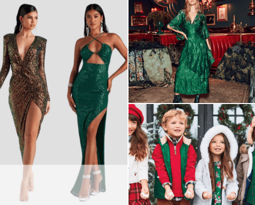 Elegant Dresses cover photo collage