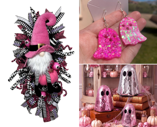 Spooky Season... but make it hot pink cover photo collage