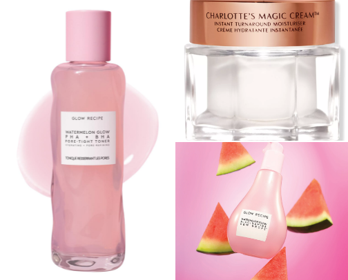 haircare and skincare cover photo collage