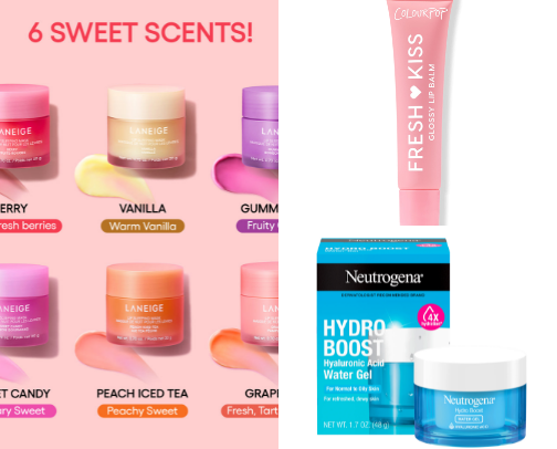 My favorite beauty recs cover photo collage