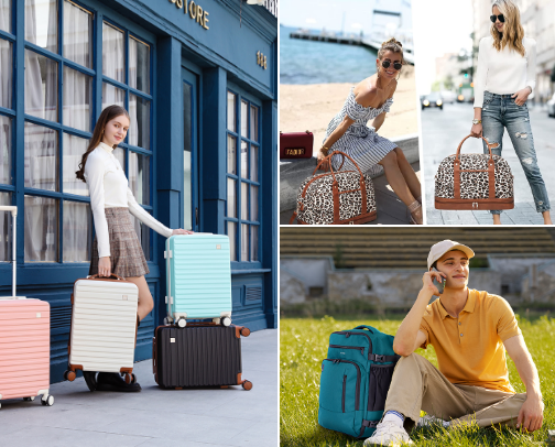 Essential Travel Gear & Luggage cover photo collage