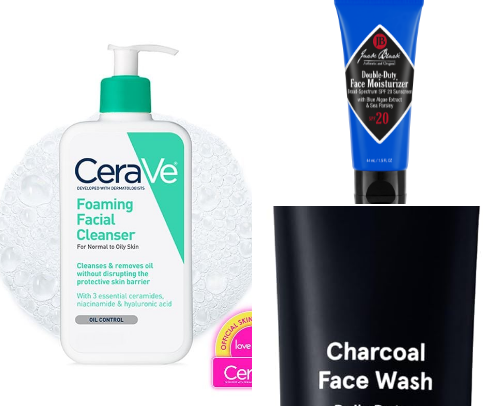 No-Nonsense Men’s Grooming: 20 Daily Skincare & Self-Care Upgrades That Actually Work 💈✨ cover photo collage