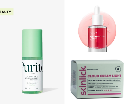 Favorite affordable skincare - oily and acne prone skin 🧴 cover photo collage