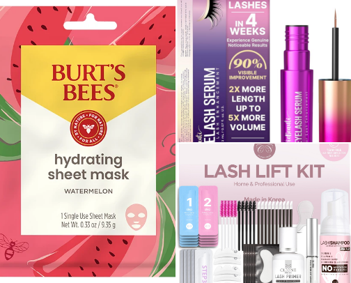 Affordable makeup no makeup skin care cover photo collage