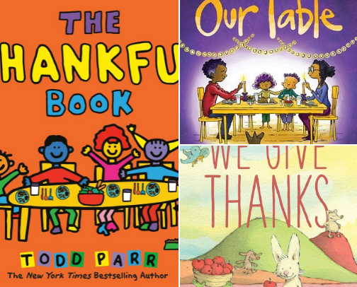 🦃 Thankful Hearts & Turkey Tales: Sweet Thanksgiving Books for Kids cover photo collage