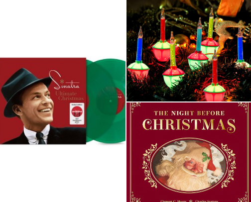 A Vintage Christmas cover photo collage