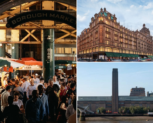 What to do in London cover photo collage