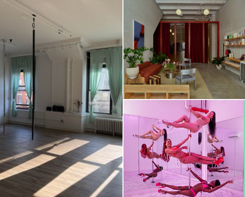 think about pole dancing much? cover photo collage