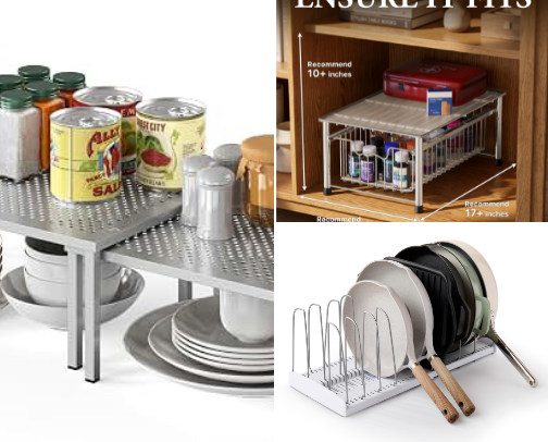 Small Kitchen Organization Finds That Save So Much Space cover photo collage