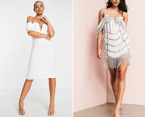 White dress🤍 cover photo collage
