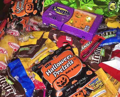 halloween candy <3 cover photo collage