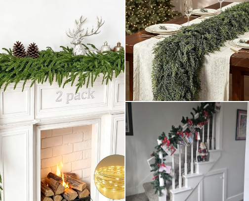 BRING CHRISTMAS HOME 🌲 Greenery & Wreaths cover photo collage