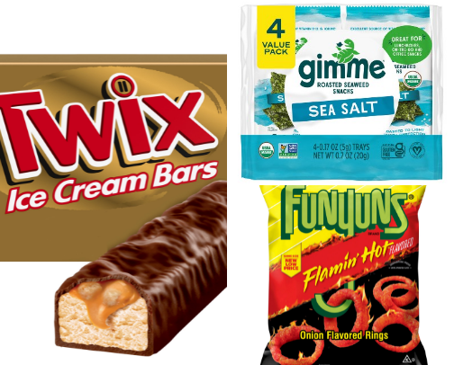 My Recommended Pantry Snacks cover photo collage