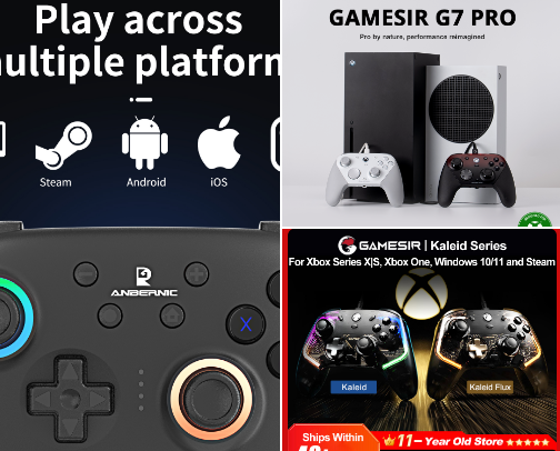 XBox consoles cover photo collage