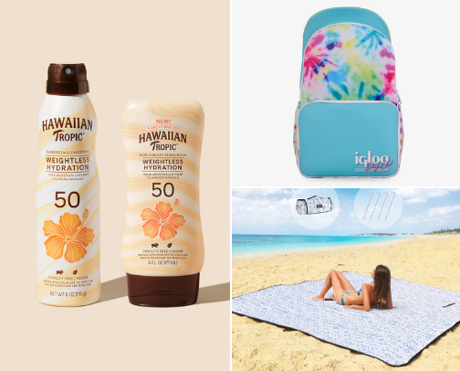 BEST BEACH ESSENTIALS cover photo collage