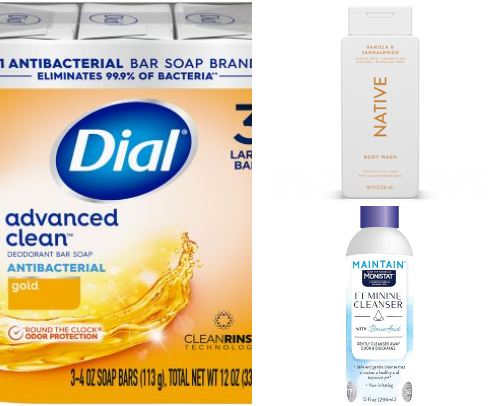 Shower products 🧼🛀🏽 cover photo collage